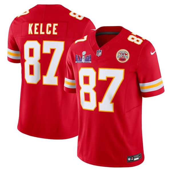 Men & Women & Youth Kansas City Chiefs #87 Travis Kelce Red F.U.S.E. Super Bowl LVIII Patch Vapor Untouchable Limited Jersey,We sell and wholesale Men & Women & Youth Kansas City Chiefs #87 Travis Kelce Red F.U.S.E. Super Bowl LVIII Patch Vapor Untouchable Limited Jersey on line form chian!